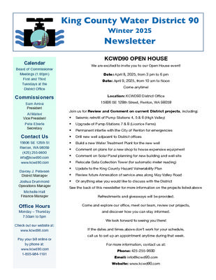 2025 Winter Newsletter